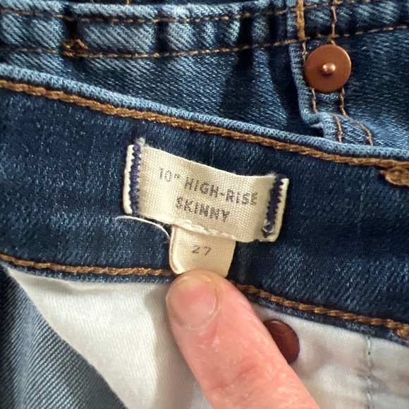 Madewell 10” high rise skinny - Picture 3 of 4